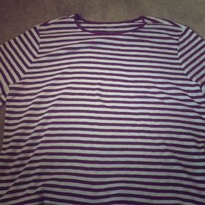 Striped Gap shirt with peplum sleeves